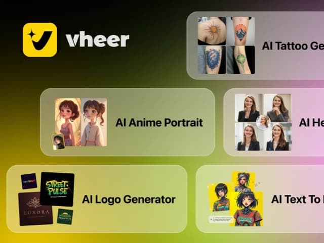 Outils de création d'images vheer ai